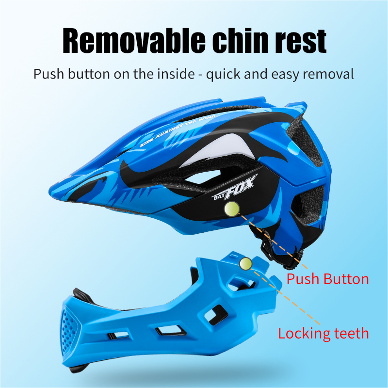 BATFOX Kids Full Face Bike Hel – Running Gear For Kids recenzja i cena