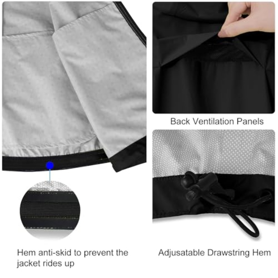 Men's Rain Jacket Waterproof W – Running Gear For Rain recenzja i cena