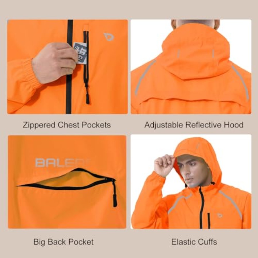 Men's Rain Jacket Waterproof W – Running Gear For Rain recenzja i cena