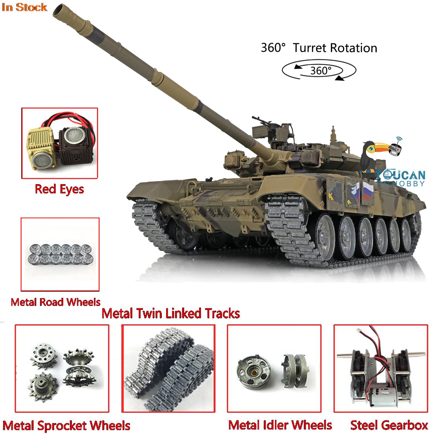 HENG LONG 1/16 7.0 T90 Remote  – Running Gear Box recenzja i cena