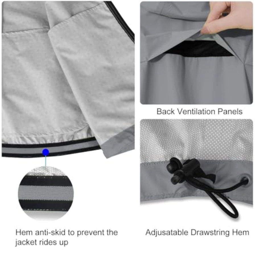 Men's Rain Jacket Waterproof W – Running Gear For Rain recenzja i cena