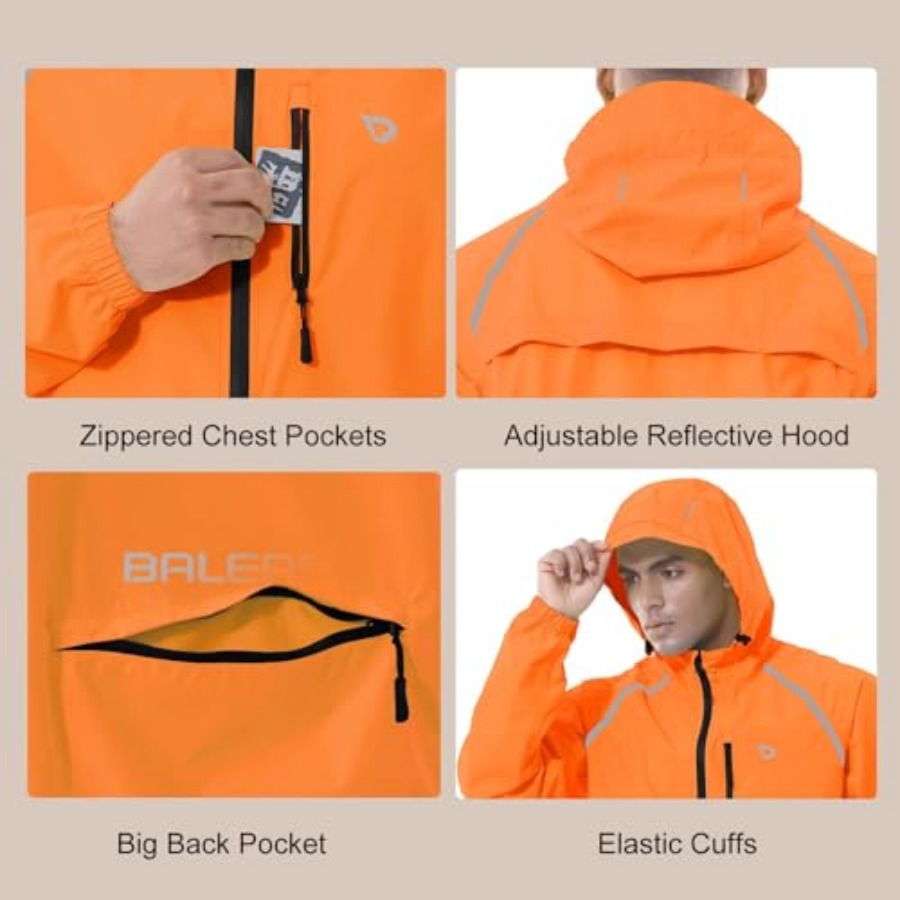 Men's Rain Jacket Waterproof W – Running Gear For Rain recenzja i cena