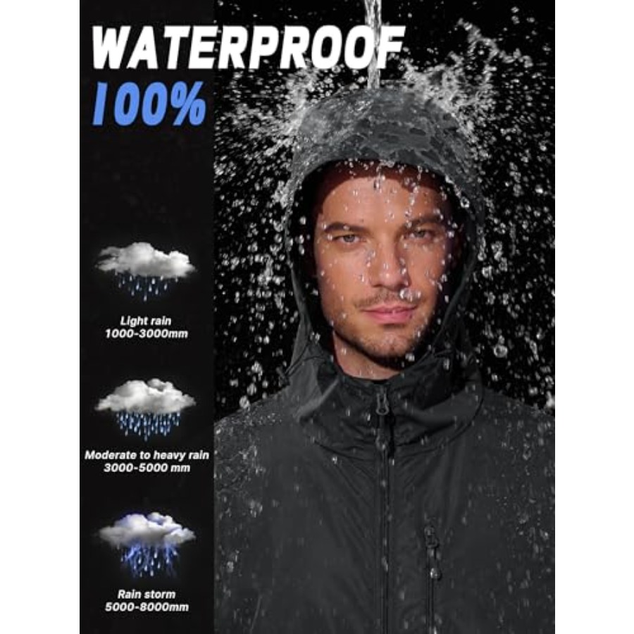 UIQUR Men's Cycling Jacket Rai – Running Gear For Rain recenzja i cena