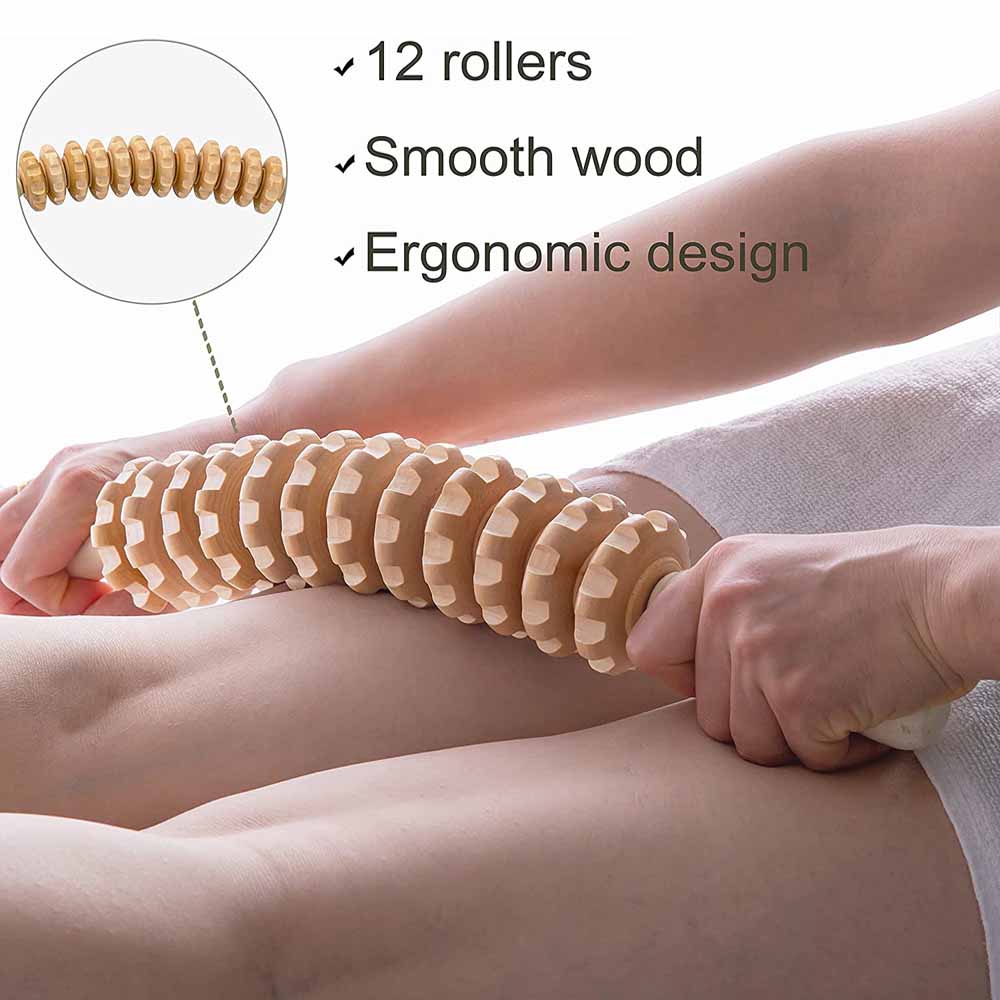 Curved Wood Massage Roller Sti – Muscle Roller Stick recenzja i cena