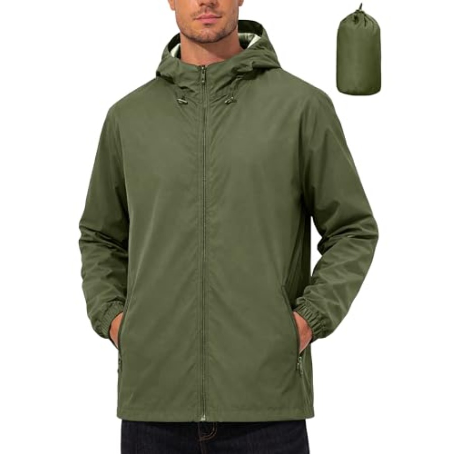 UIQUR Mens Rain Jacket Lightwe – Running Gear For Rain recenzja i cena
