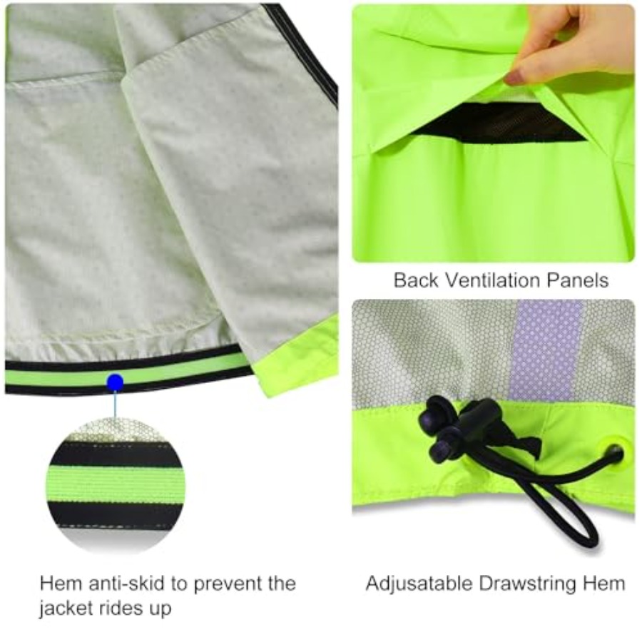 Men's Rain Jacket Waterproof W – Running Gear For Rain recenzja i cena
