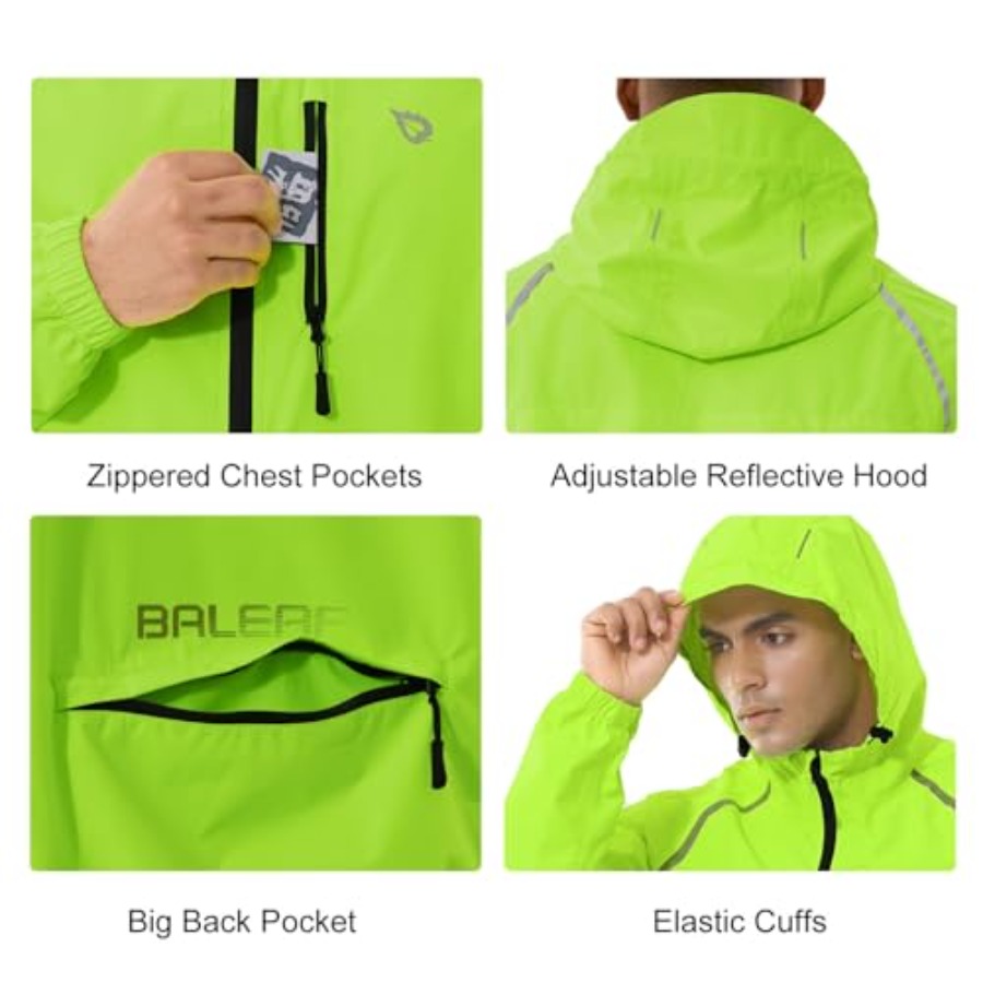 Men's Rain Jacket Waterproof W – Running Gear For Rain recenzja i cena