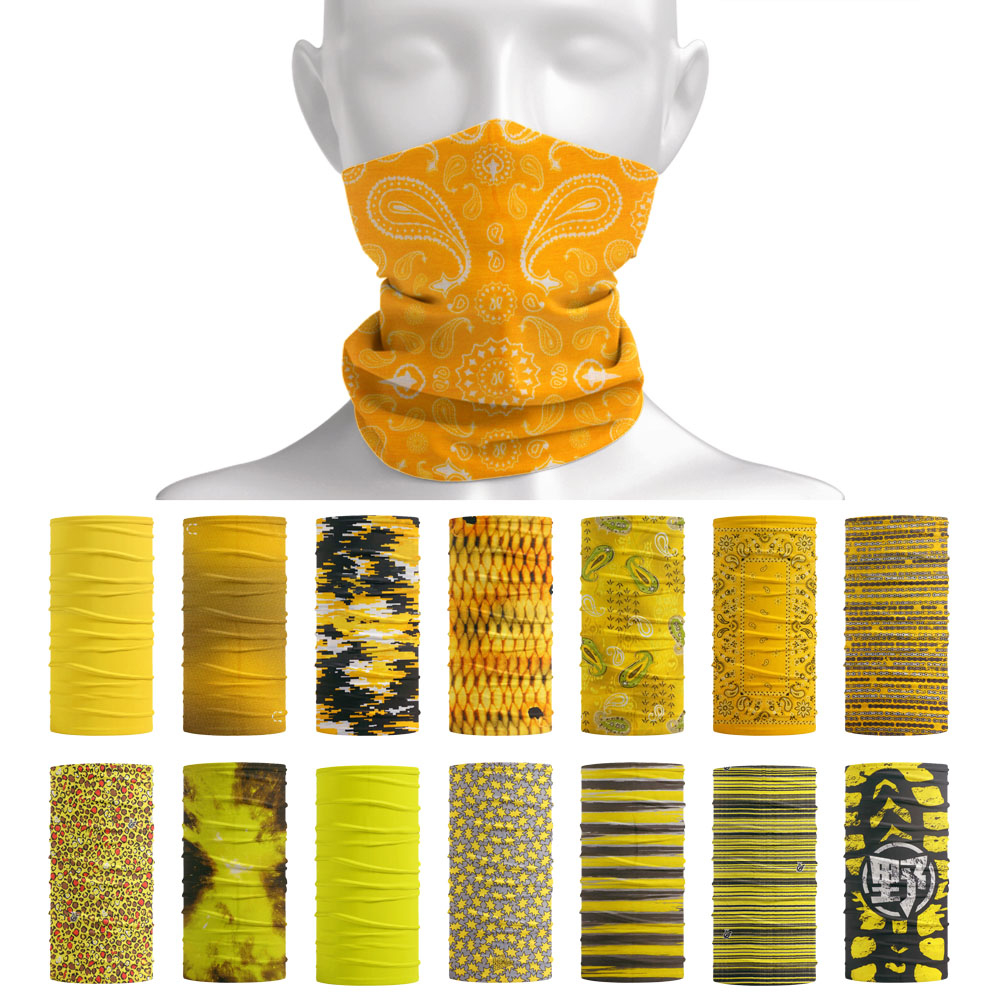 Bright Color Tube Neckchief Wo – Running Gear Yellow recenzja i cena