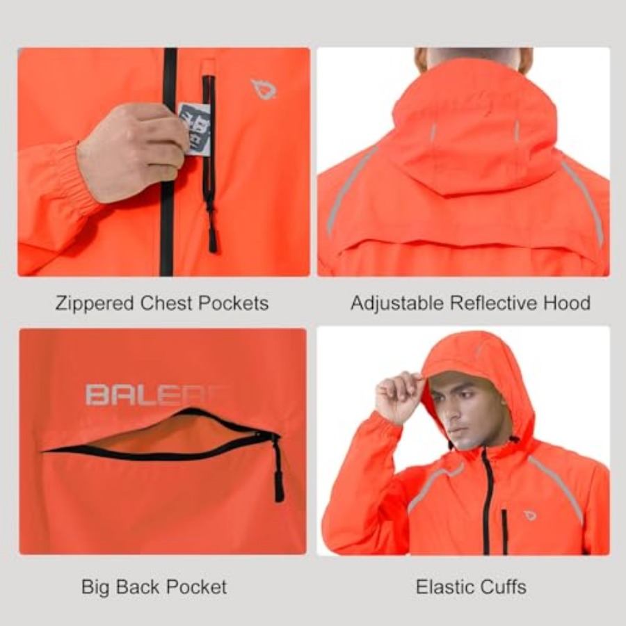 Men's Rain Jacket Waterproof W – Running Gear For Rain recenzja i cena