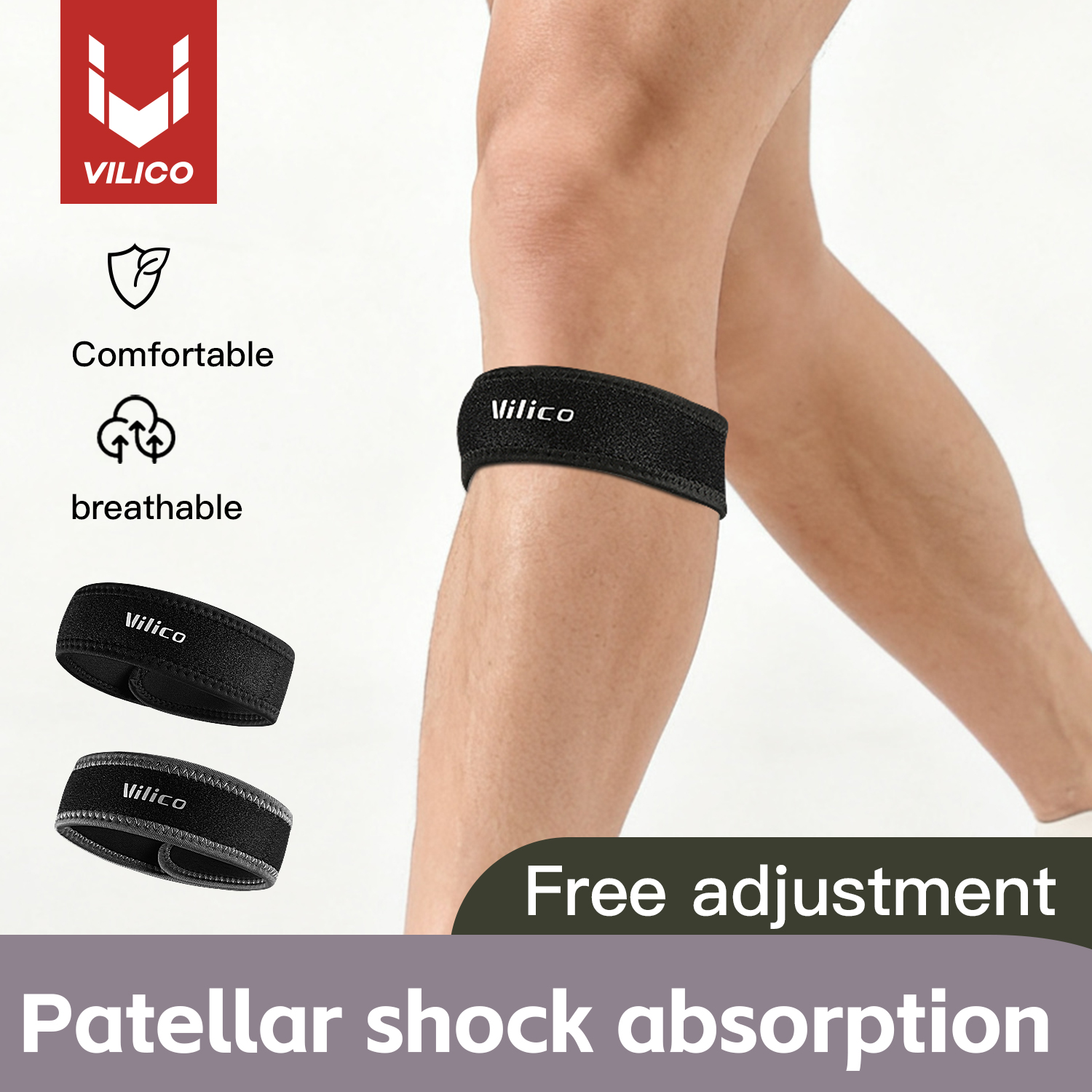 1PC Patella Kneecap Band Silic – Running Gear Cool recenzja i cena