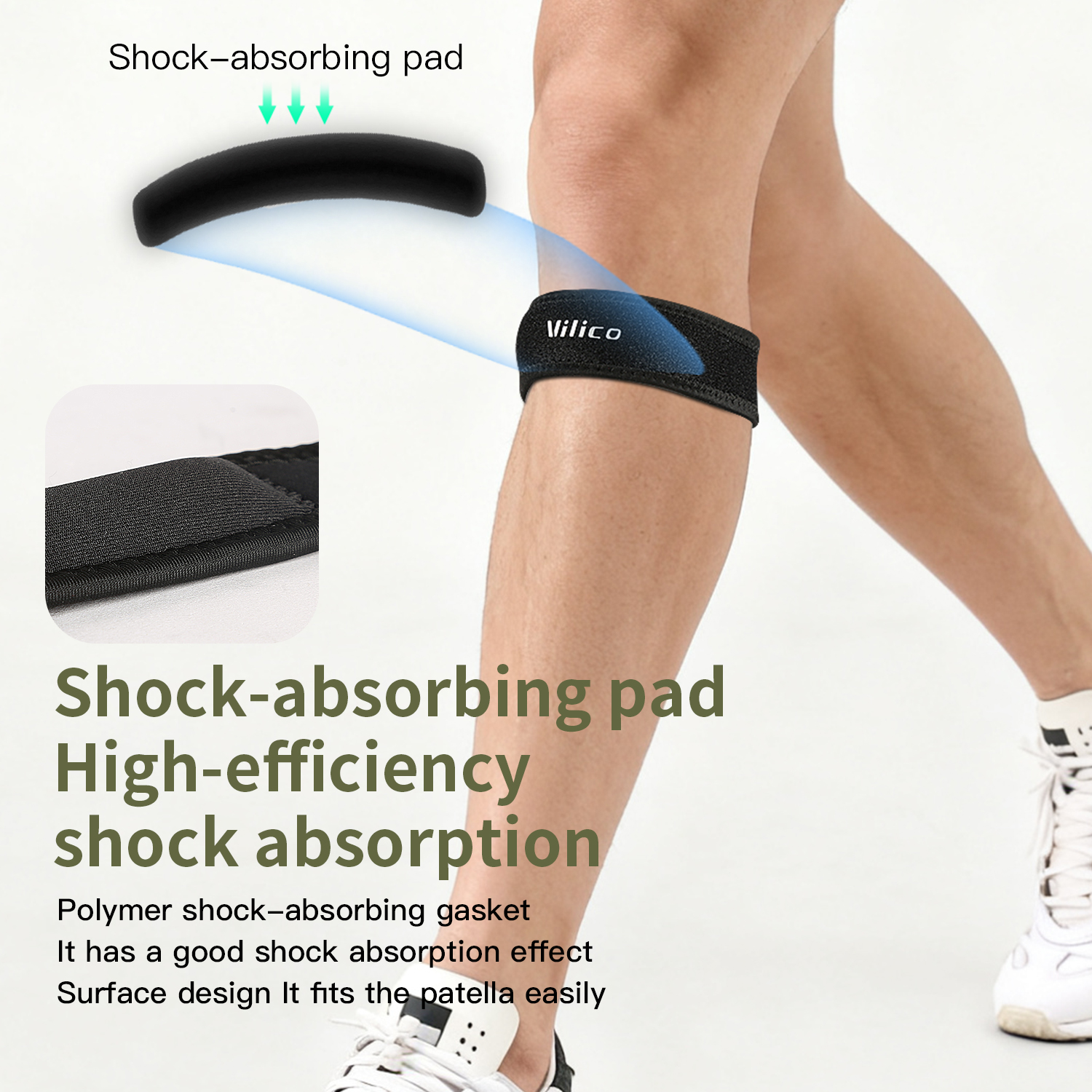 1PC Patella Kneecap Band Silic – Running Gear Cool recenzja i cena