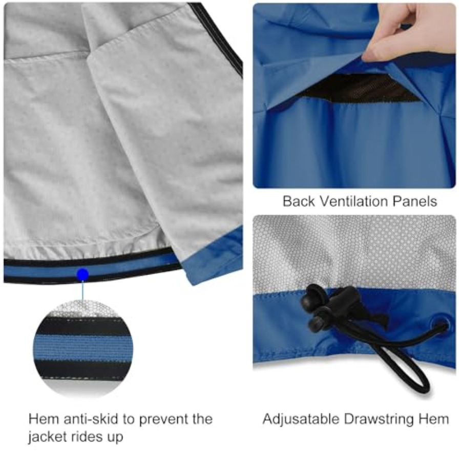 Men's Rain Jacket Waterproof W – Running Gear For Rain recenzja i cena